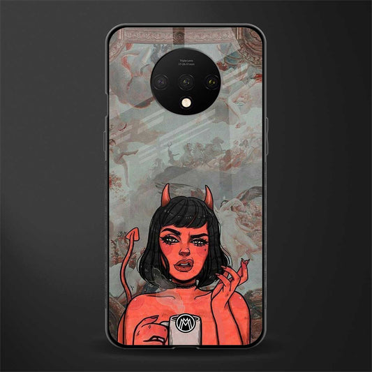 devil buys mymerchandize glass case for oneplus 7t image