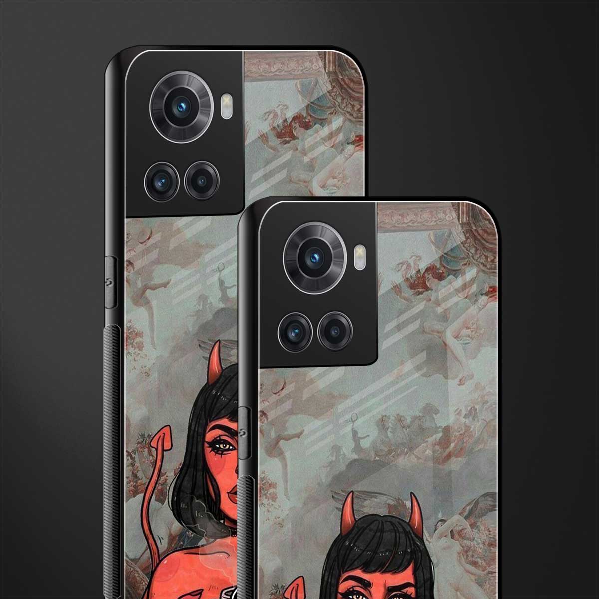devil buys mymerchandize back phone cover | glass case for oneplus 10r 5g