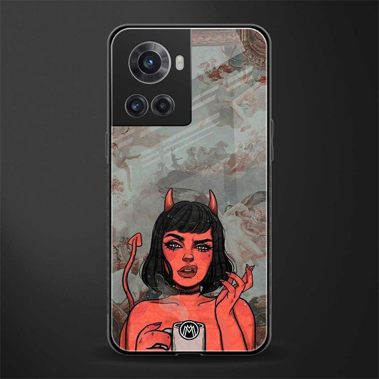 devil buys mymerchandize back phone cover | glass case for oneplus 10r 5g