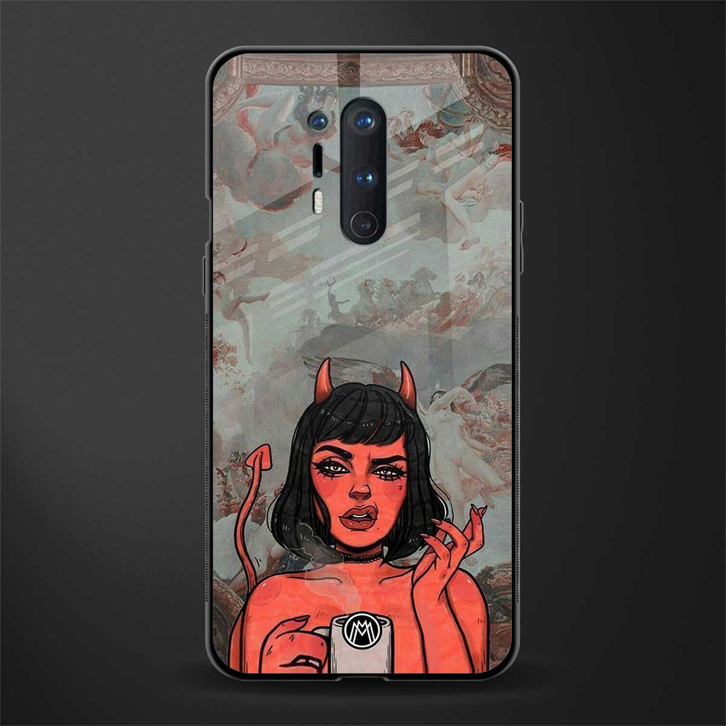 devil buys mymerchandize glass case for oneplus 8 pro image