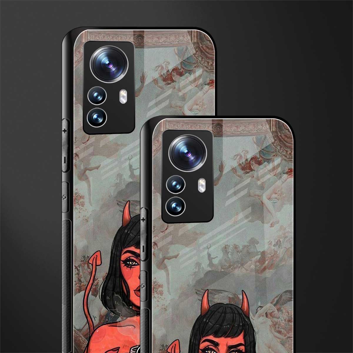 devil buys mymerchandize back phone cover | glass case for xiaomi 12 pro