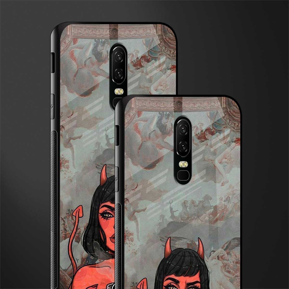 devil buys mymerchandize glass case for oneplus 6 image-2