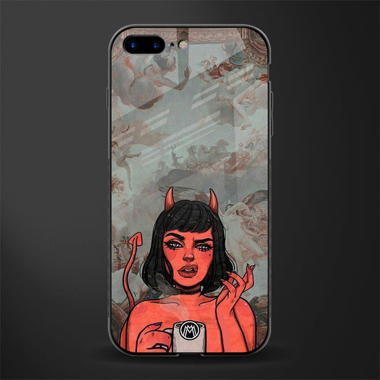 devil buys mymerchandize glass case for iphone 8 plus image
