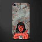 devil buys mymerchandize glass case for iphone se 2020 image