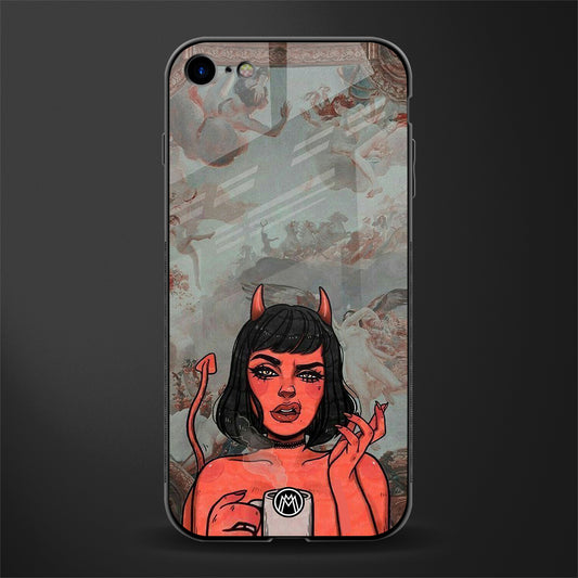 devil buys mymerchandize glass case for iphone 8 image