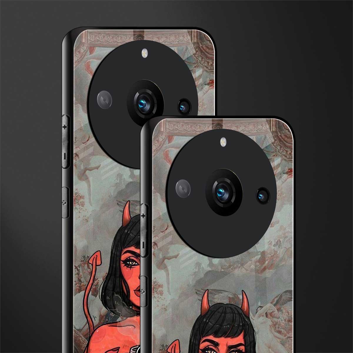devil buys mymerchandize back phone cover | glass case for realme 11 pro 5g
