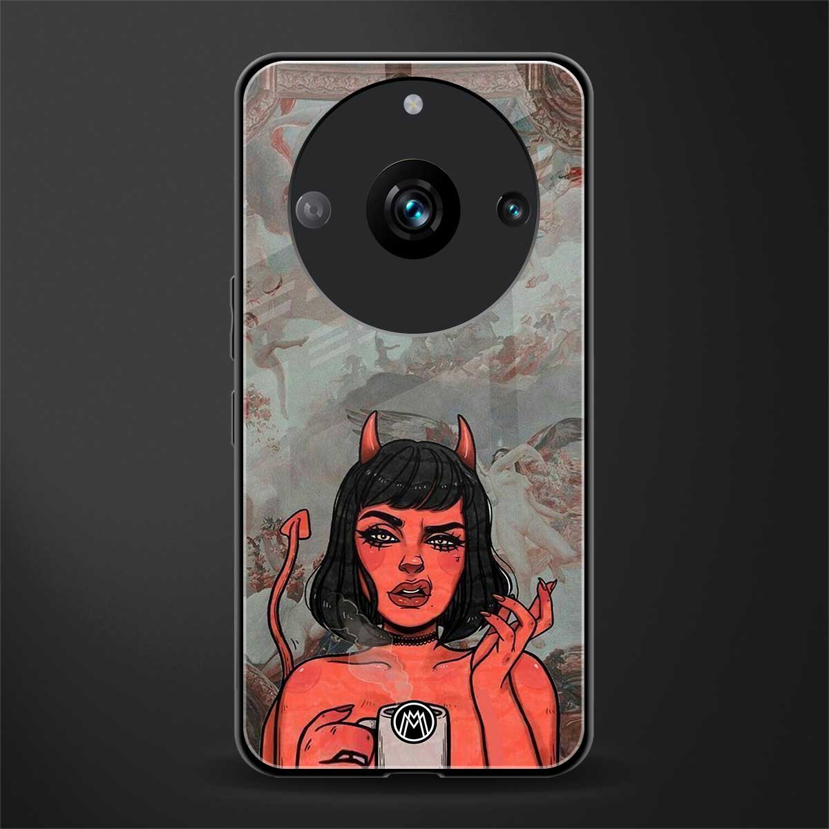 devil buys mymerchandize back phone cover | glass case for realme 11 pro 5g