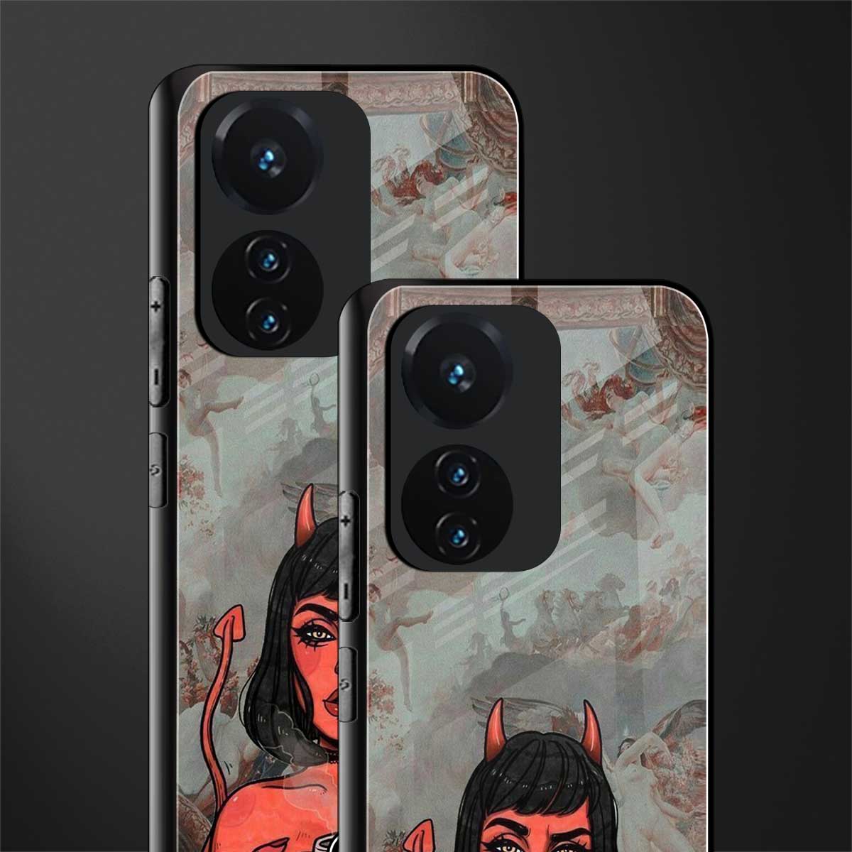 devil buys mymerchandize back phone cover | glass case for vivo t1 44w 4g