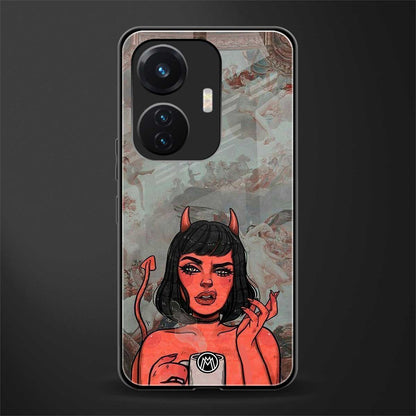devil buys mymerchandize back phone cover | glass case for vivo t1 44w 4g