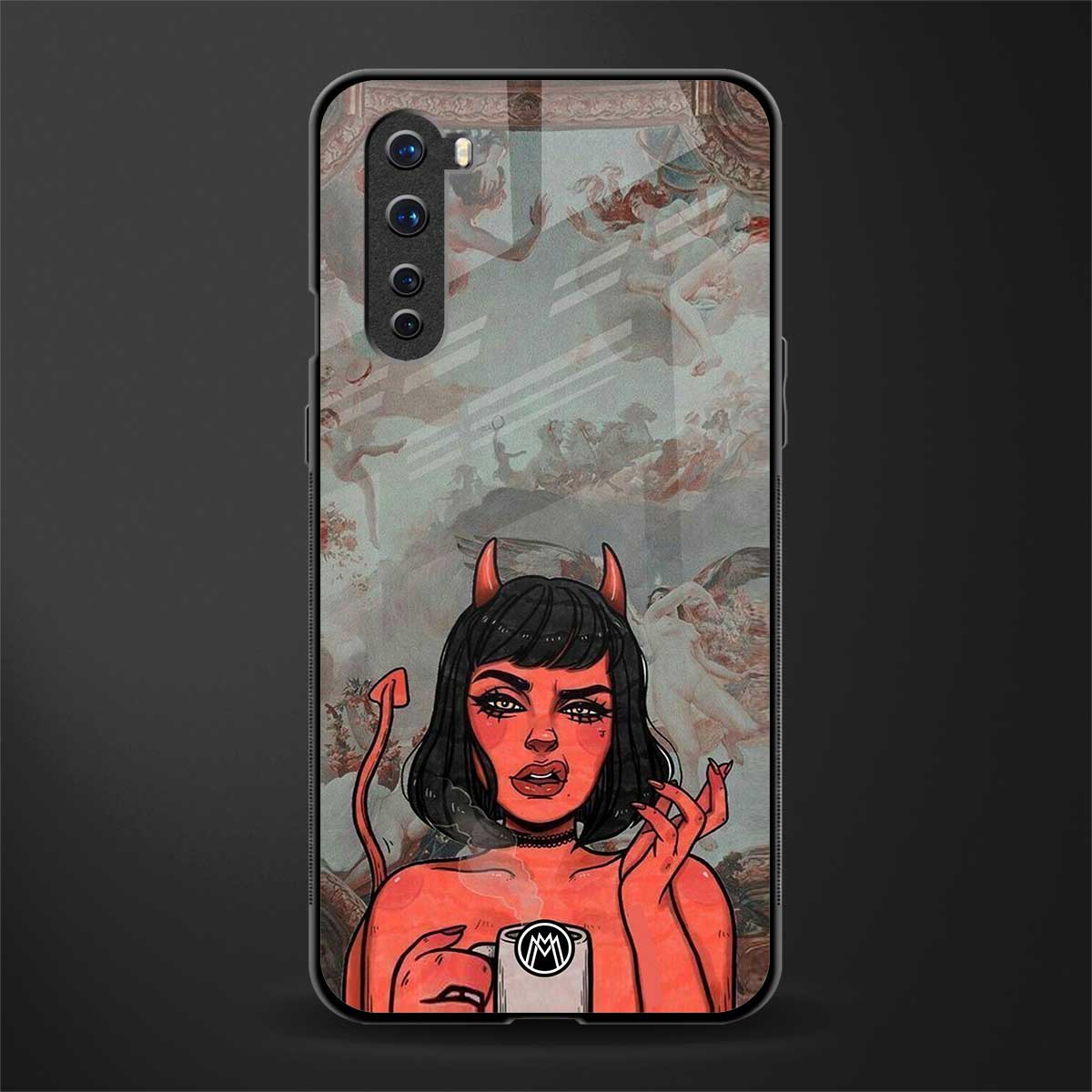 devil buys mymerchandize glass case for oneplus nord ac2001 image