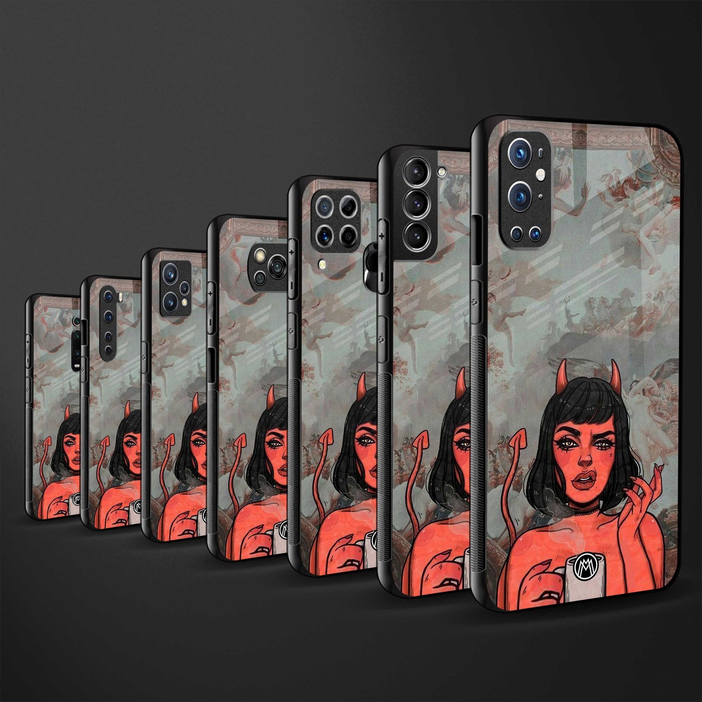 devil buys mymerchandize back phone cover | glass case for vivo t1 44w 4g