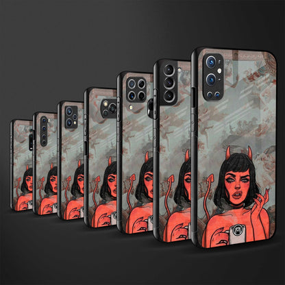 devil buys mymerchandize back phone cover | glass case for vivo y22