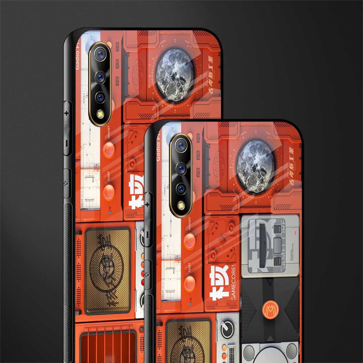 different world glass case for vivo z1x image-2