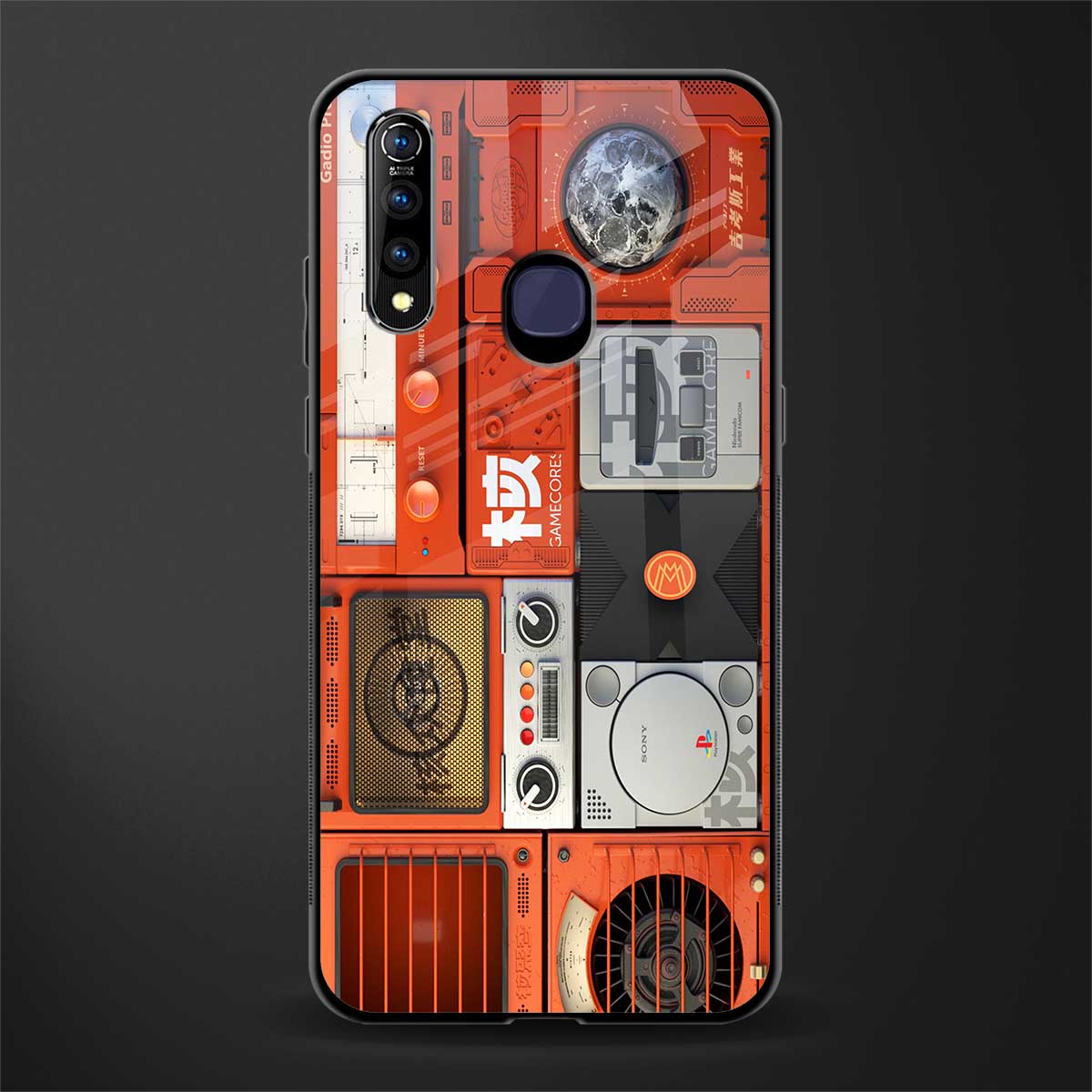 different world glass case for vivo z1 pro image