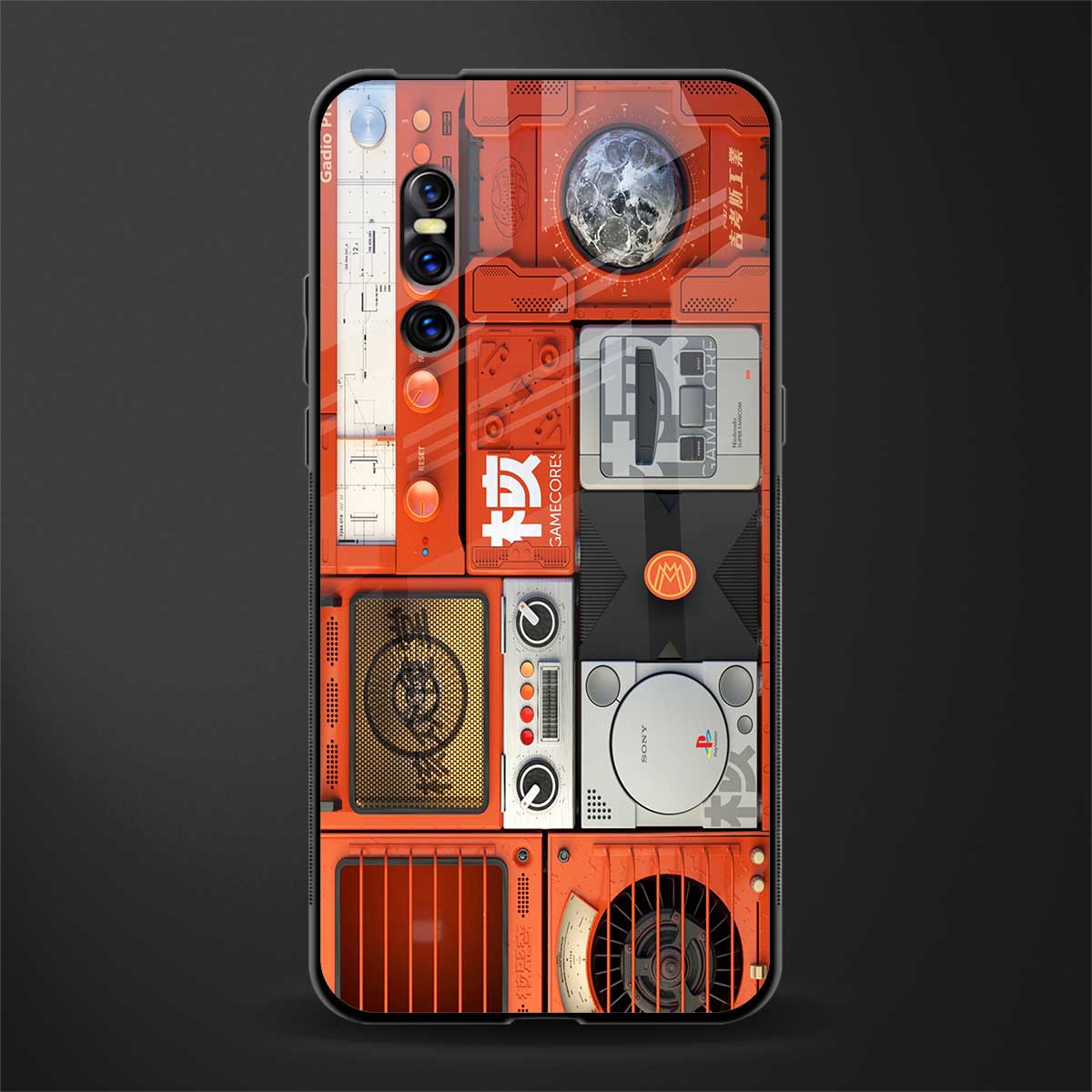 different world glass case for vivo v15 pro image