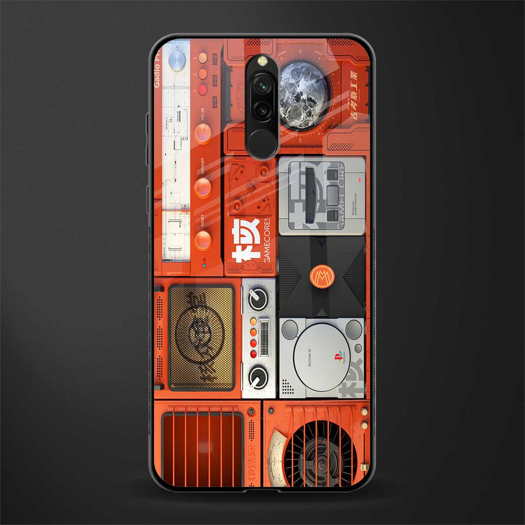 different world glass case for redmi 8 image