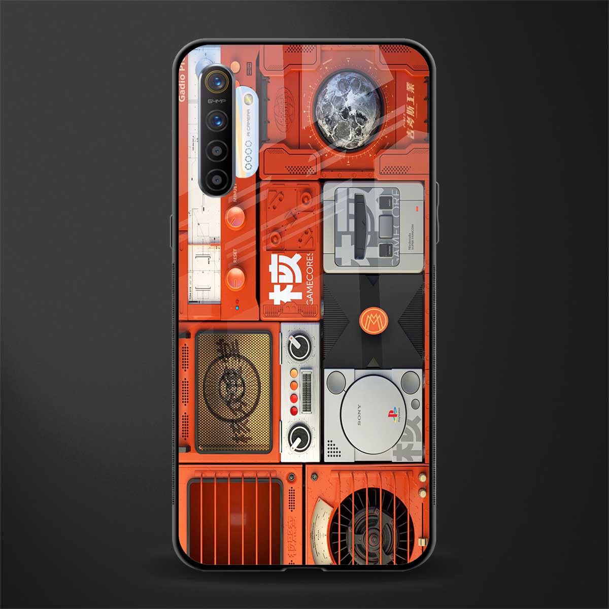 different world glass case for realme xt image