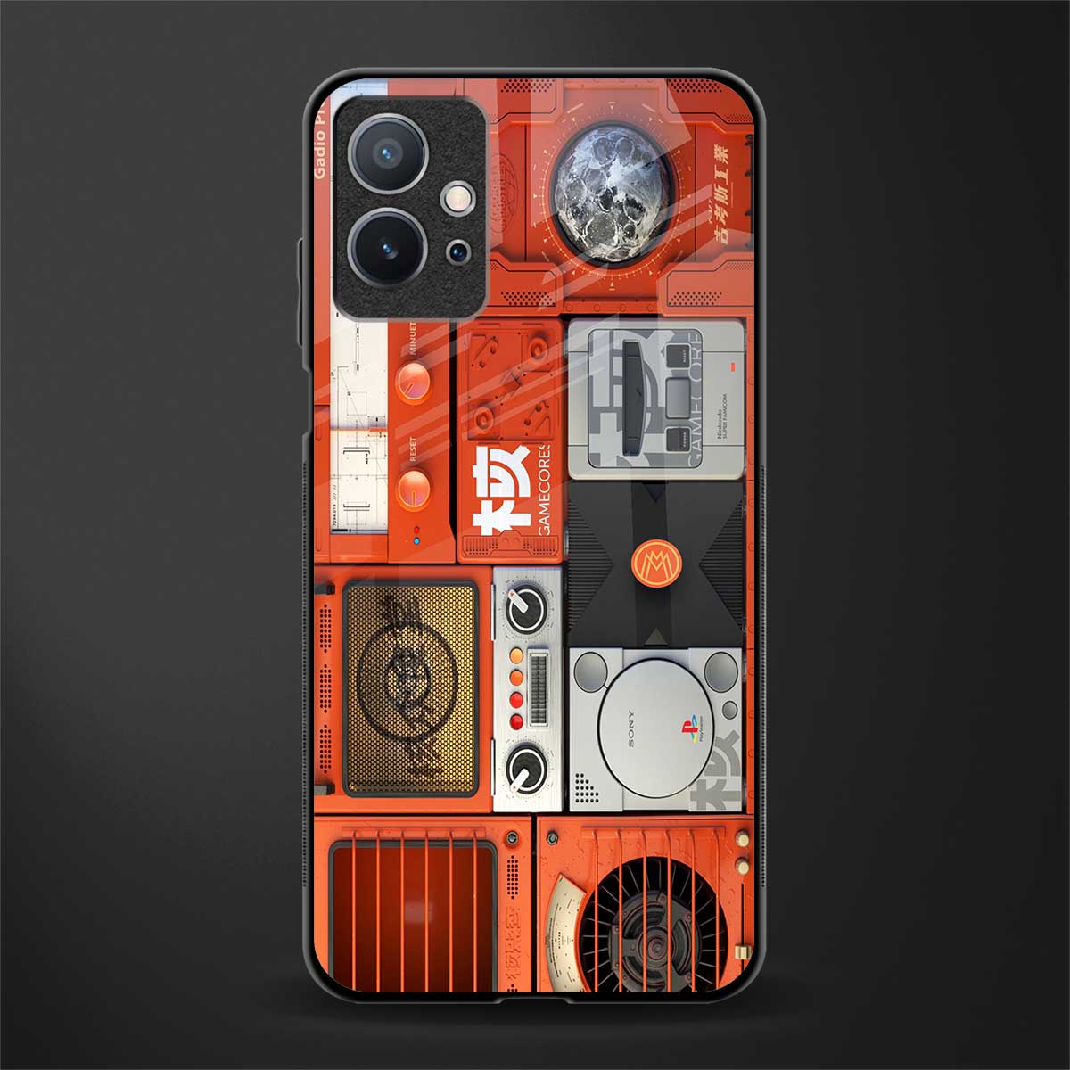 different world glass case for vivo t1 5g image