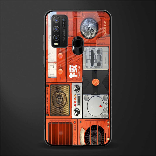 different world glass case for vivo y50 image