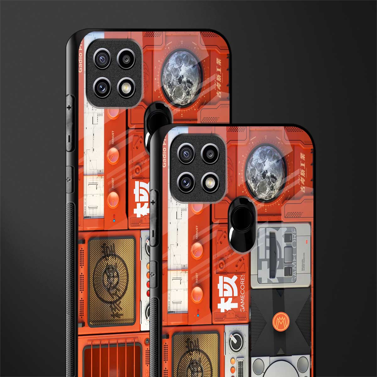 different world glass case for oppo a15s image-2