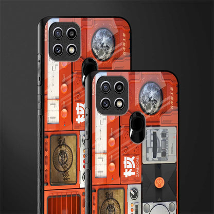 different world glass case for oppo a15s image-2