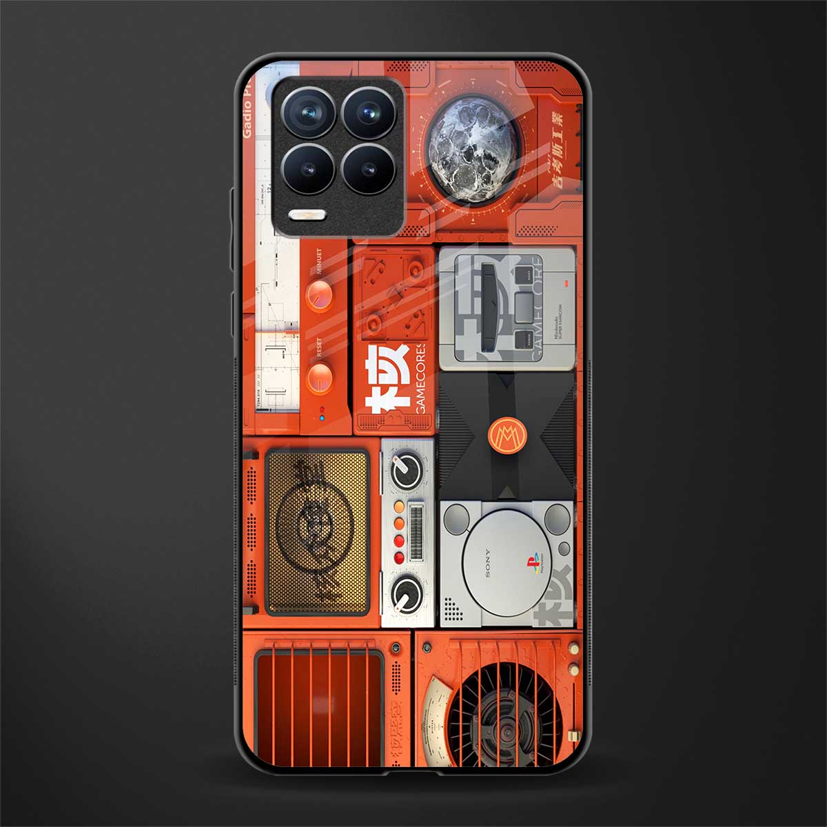 different world glass case for realme 8 pro image