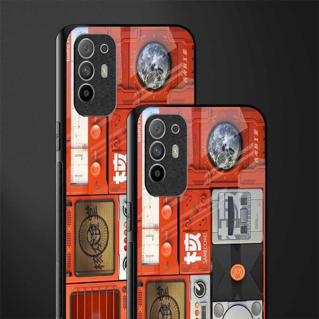 different world glass case for oppo f19 pro plus image-2