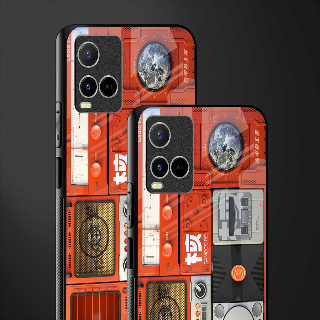 different world glass case for vivo y21s image-2