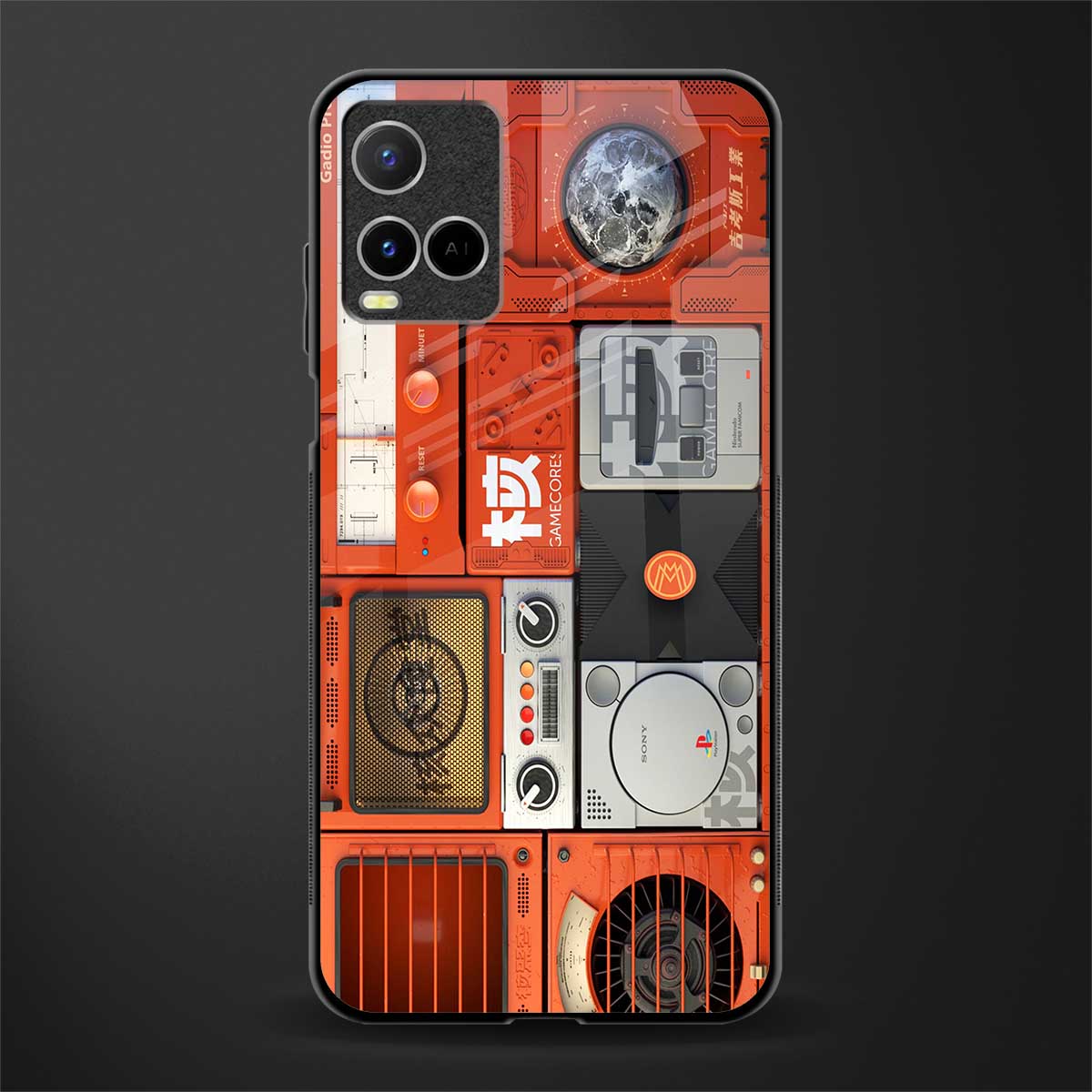 different world glass case for vivo y21s image
