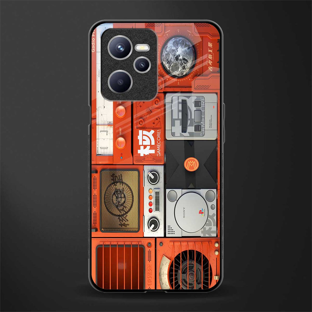 different world glass case for realme c35 image
