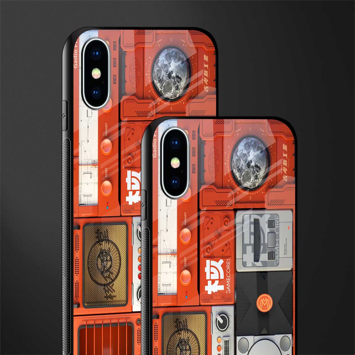 different world glass case for iphone xs image-2
