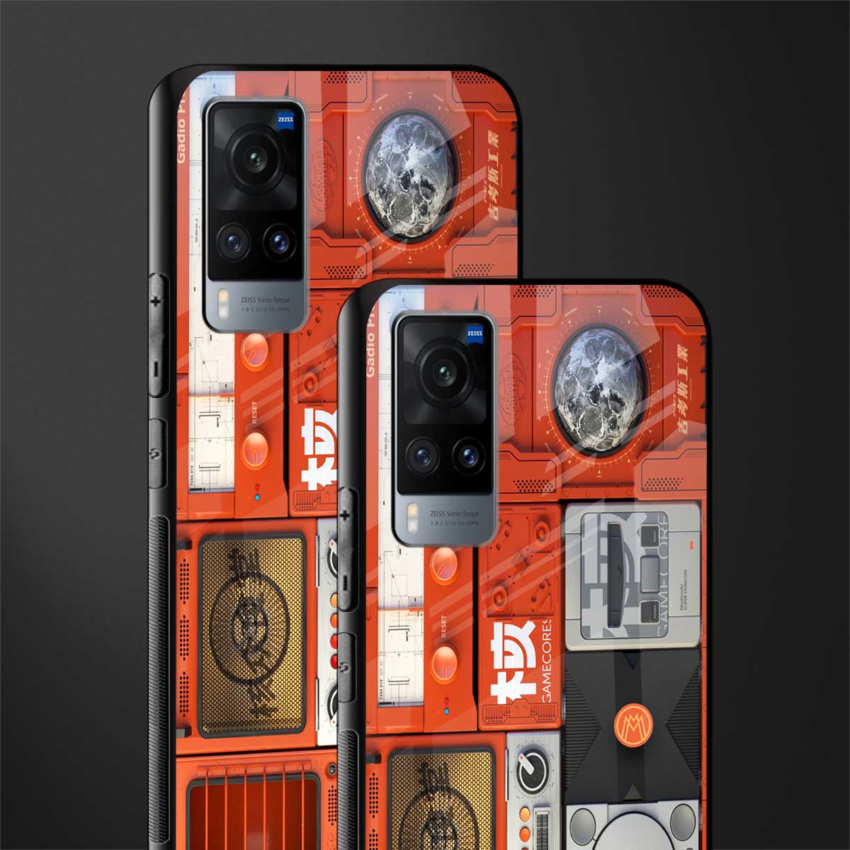 different world glass case for vivo x60 image-2