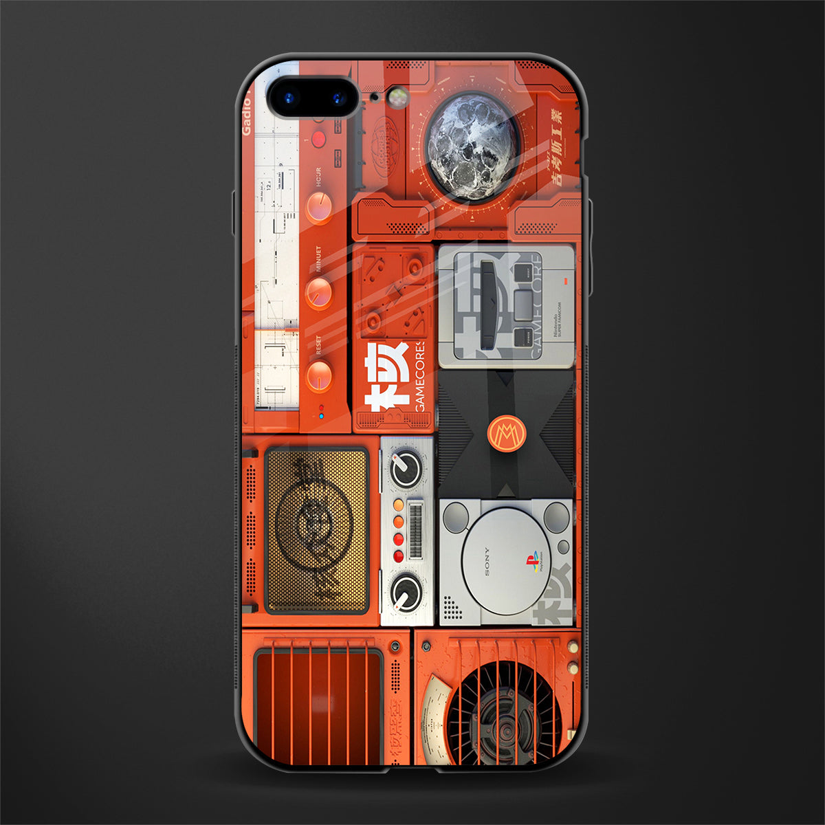 different world glass case for iphone 8 plus image