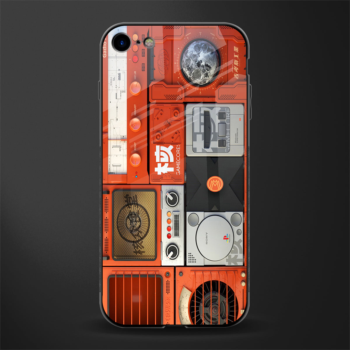 different world glass case for iphone se 2020 image