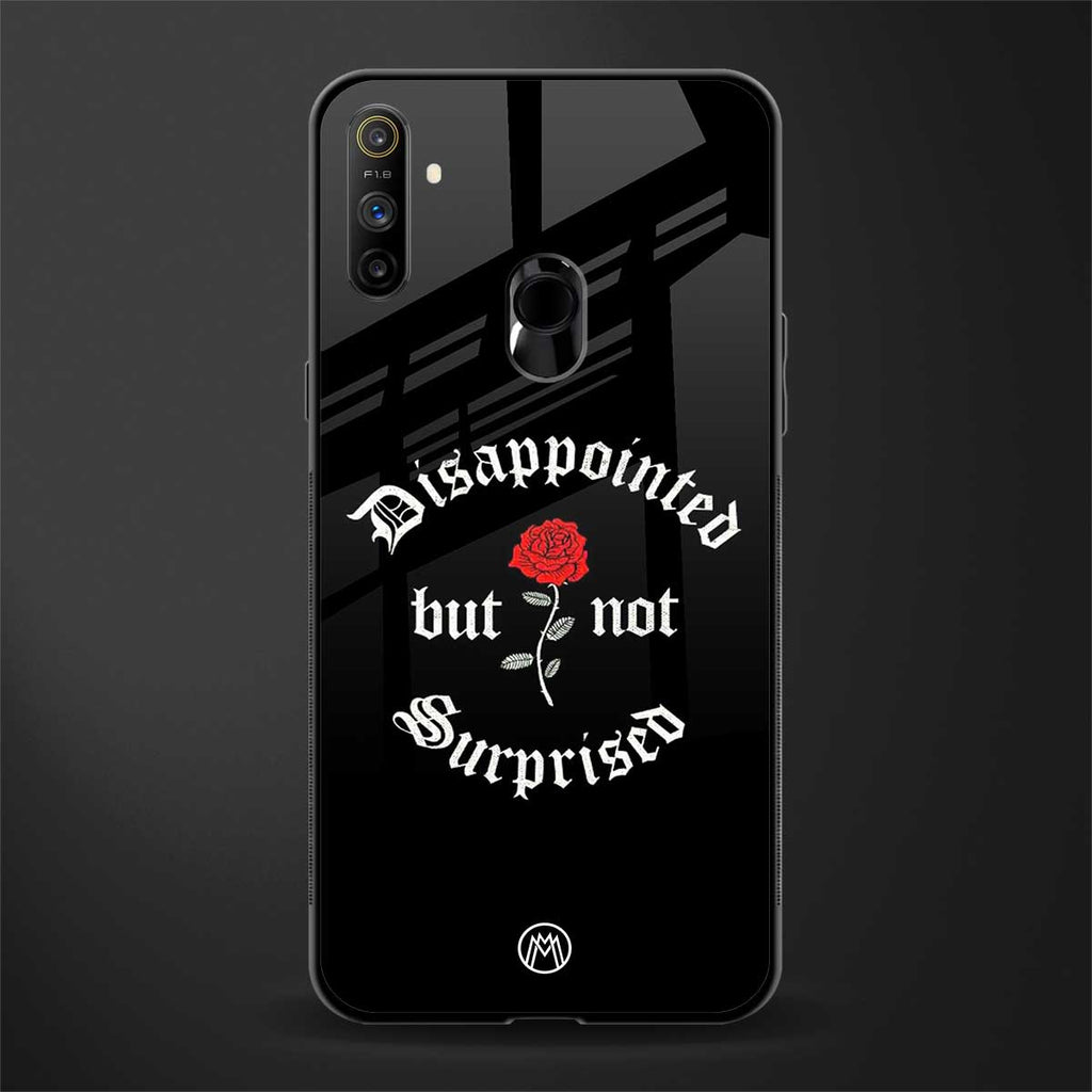 disappointed but not surprised glass case for realme narzo 10a image