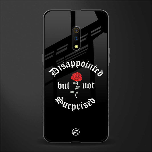 disappointed but not surprised glass case for oppo k3 image