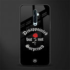 disappointed but not surprised glass case for oppo reno 2f image