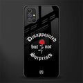 disappointed but not surprised glass case for samsung galaxy m51 image