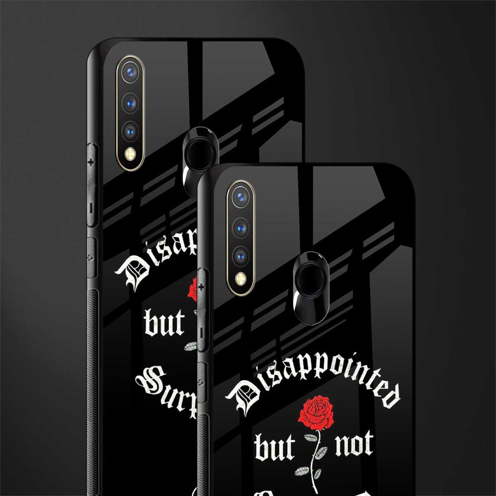 disappointed but not surprised glass case for vivo u20 image-2
