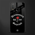 disappointed but not surprised glass case for vivo u20 image