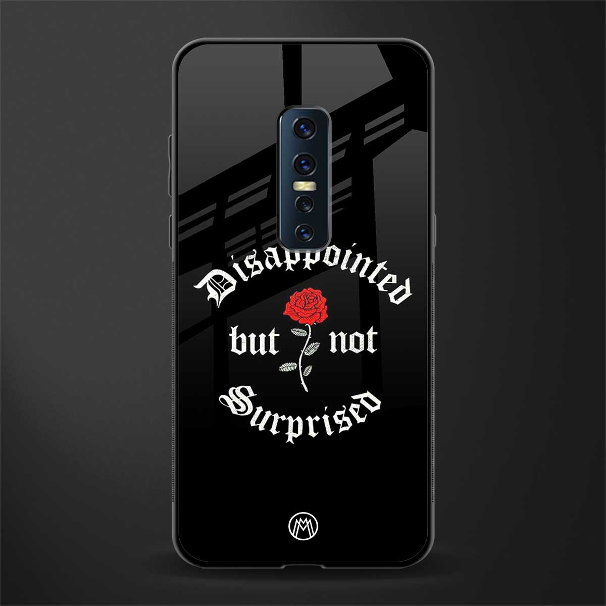 disappointed but not surprised glass case for vivo v17 pro image