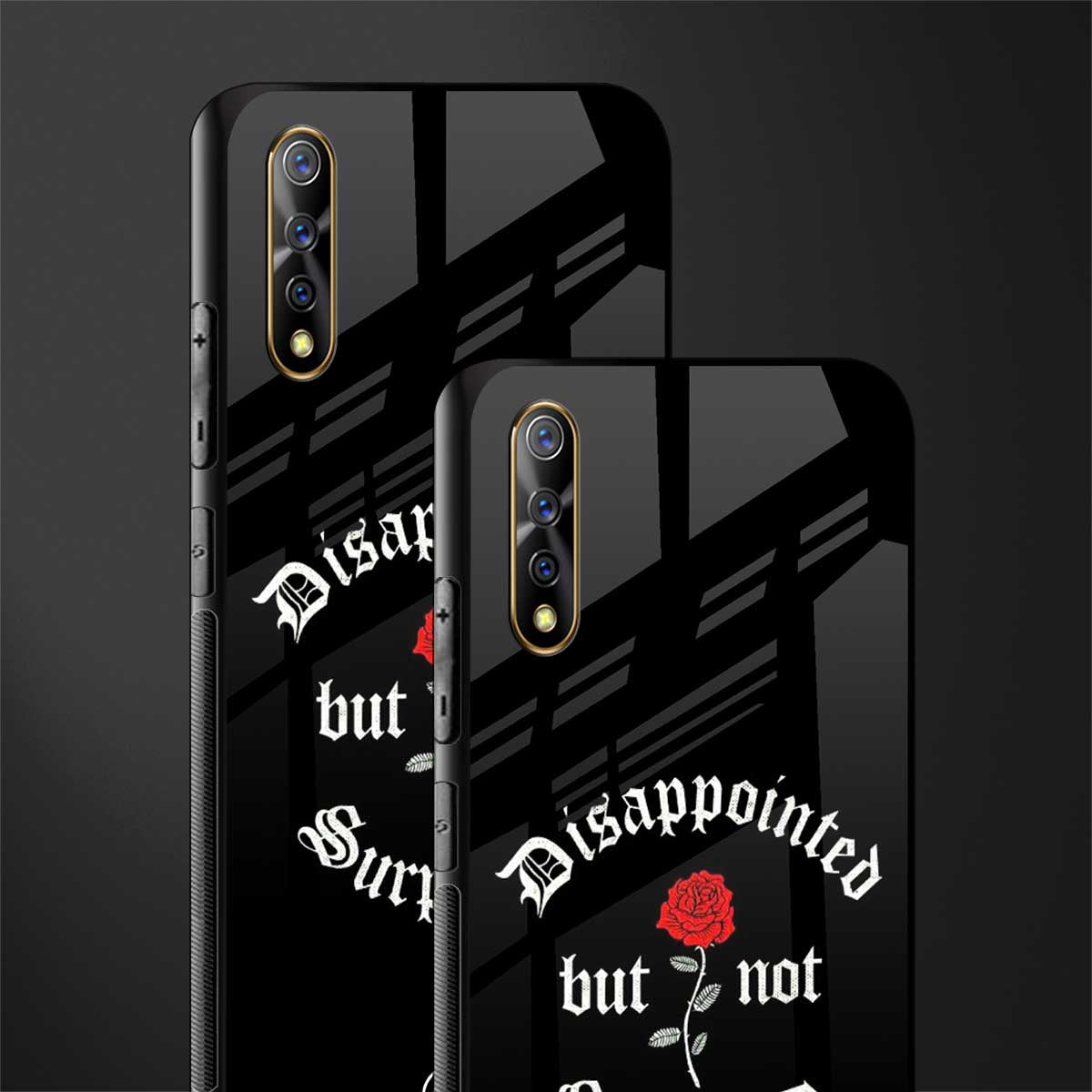 disappointed but not surprised glass case for vivo z1x image-2