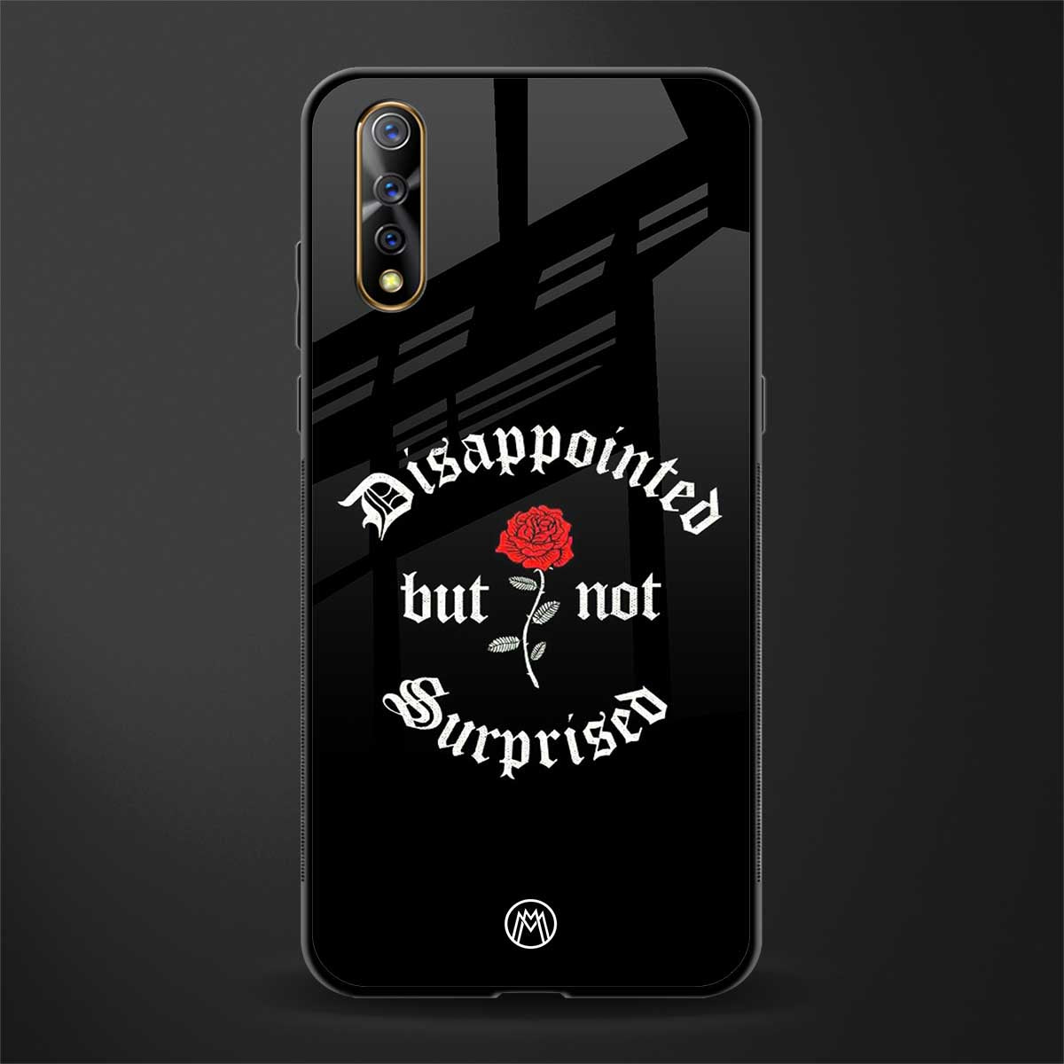 disappointed but not surprised glass case for vivo s1 image