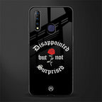disappointed but not surprised glass case for vivo z1 pro image