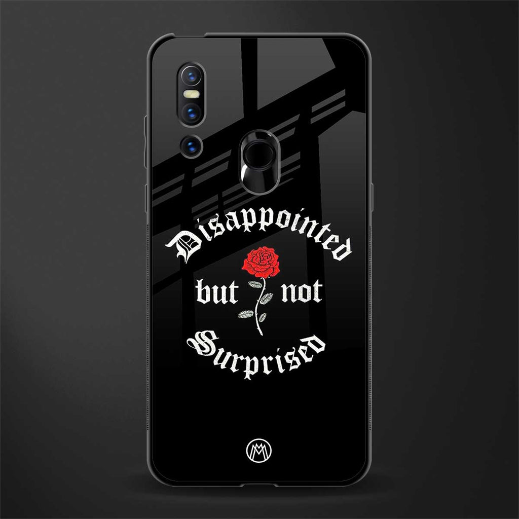 disappointed but not surprised glass case for vivo v15 image