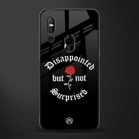 disappointed but not surprised glass case for vivo v15 image