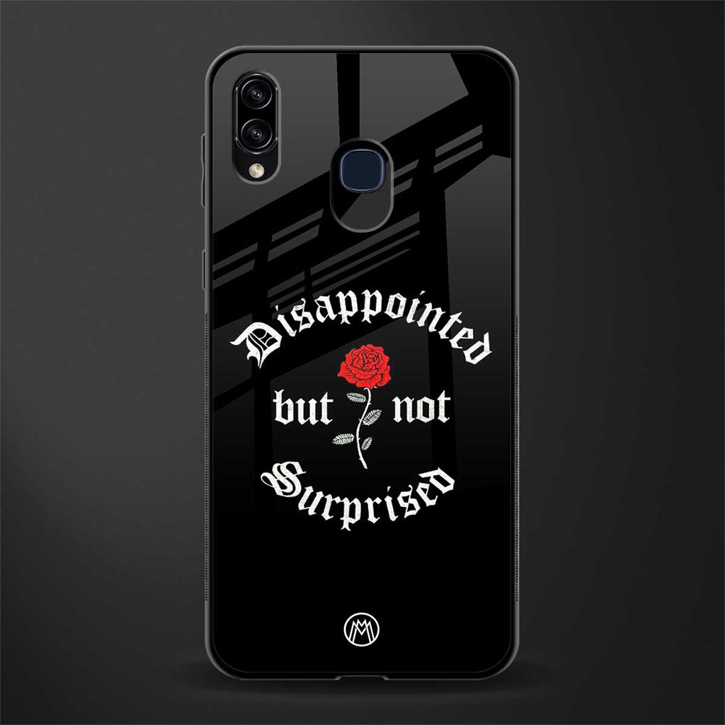 disappointed but not surprised glass case for samsung galaxy m10s image