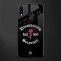 disappointed but not surprised glass case for samsung galaxy m10s image