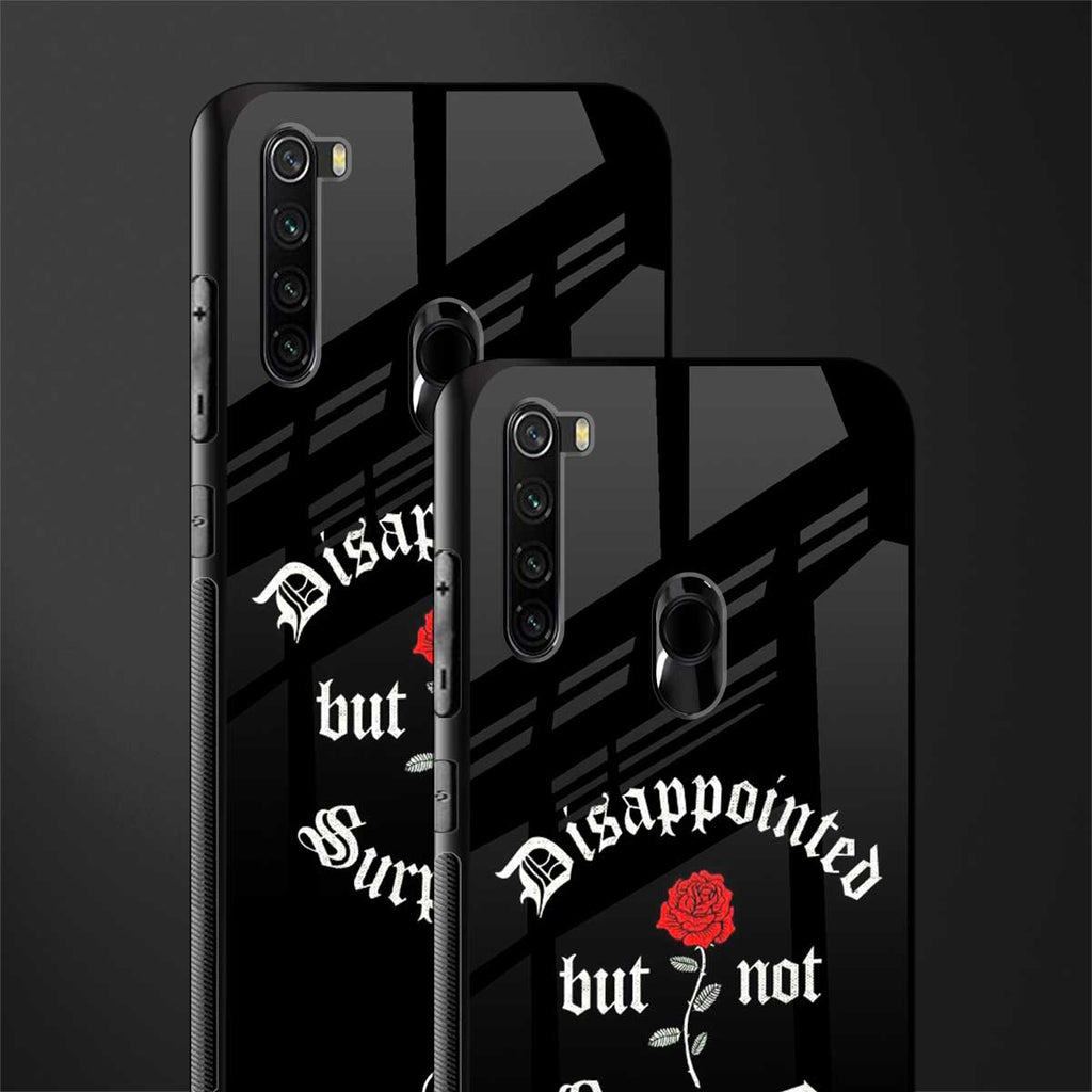 disappointed but not surprised glass case for redmi note 8 image-2