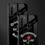 disappointed but not surprised glass case for redmi note 8 image-2